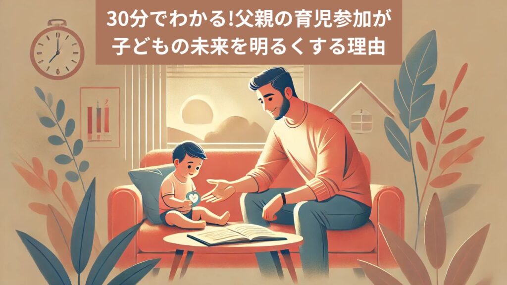 30分でわかる!父親の育児参加が子どもの未来を明るくする理由