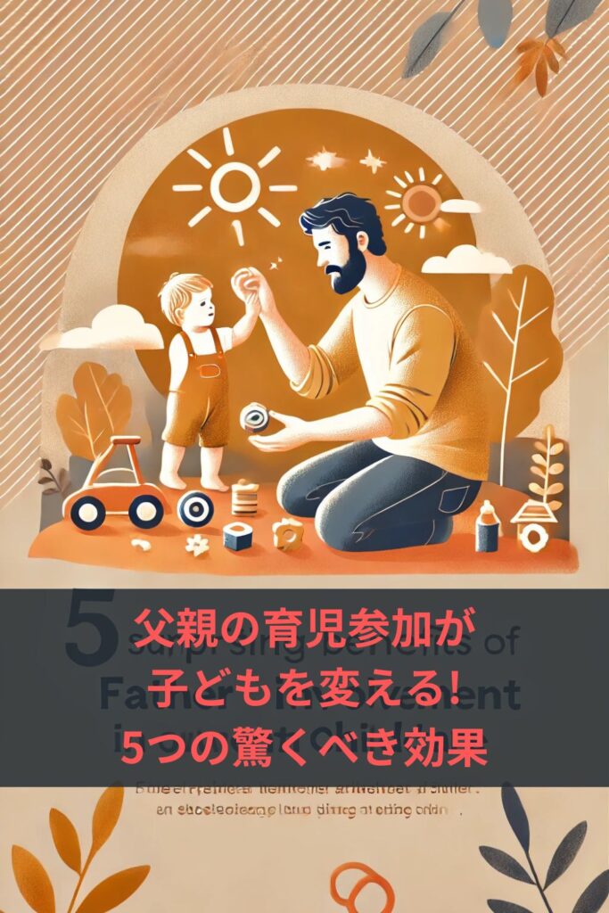 父親の育児参加が子どもを変える!5つの驚くべき効果